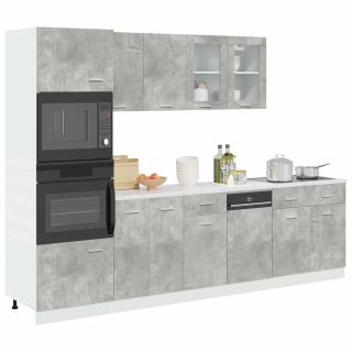 7-osaline vannitoa mööblikomplekt, “Lyon”, betoonhall