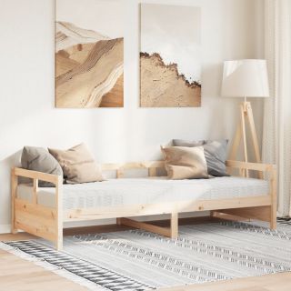 päevavoodi madratsiga, 90 x 200 cm, männipuit