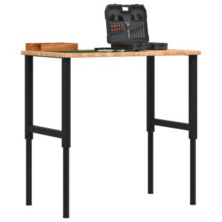 töölaud, helepruun, 100x60x(71,5-98) cm, tammepuit, ristkülik