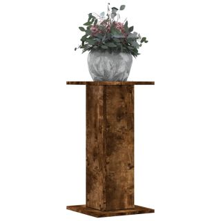 taimealused 2 tk, suitsutatud tamm, 30 x 30 x 60 cm, tehispuit