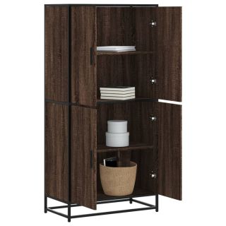 kõrge kapp, pruun tamm, 68x35x139 cm tehispuit
