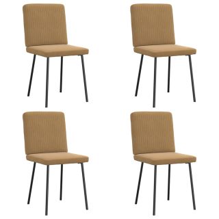 söögitoolid 4 tk, pruun, samet