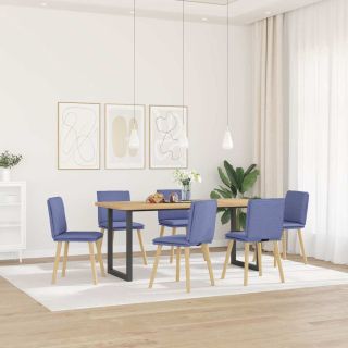 söögitoolid 6 tk, teksasinine, kangas