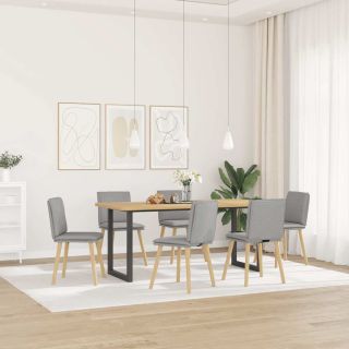 söögitoolid 6 tk, pilvehall, kangas