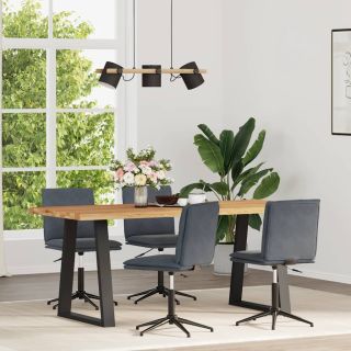söögitoolid 4 tk, tumehall, samet