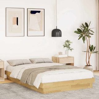 voodiraam ilma madratsita 120x190 cm Täispuidust tamm