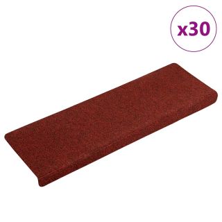самоклеящиеся коврики для лестницы, 30 шт., красные, 65x21x4 см