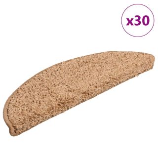 Коврики для лестницы, 30 шт., бежевые, 56x17x3 см