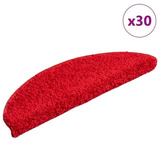 Коврики для лестницы 30 шт. красные 56x17x3 см