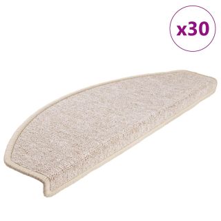 Коврики для лестницы, 30 шт., серо-коричневые, 65x24x4 см