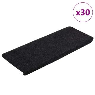 isekleepuvad trepimatid, 30 tk, must, 65x24,5x3,5 cm