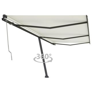 iseseisev automaatne varikatus 600x350 cm kreemjas