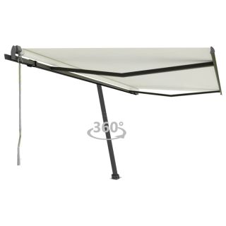 iseseisev automaatne varikatus 450x300 cm kreemjas