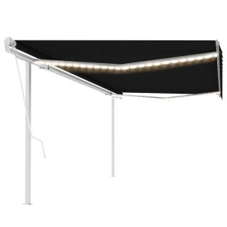 automaatne varikatus LED, tuuleandur, 5x3 m, antratsiit
