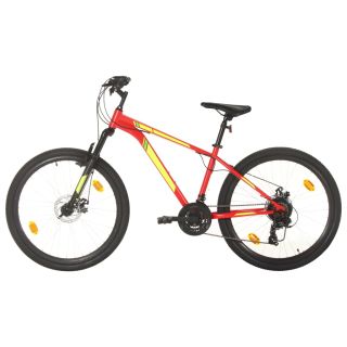 mägiratas 21 käiguga 27,5'' ratas 38 cm raam, punane