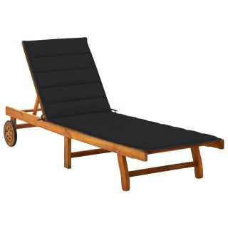 päevitustool istmepadjaga, akaatsiapuit