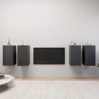 telerikapid 4 tk, hall, 30,5 x 30 x 60 cm, tehispuit