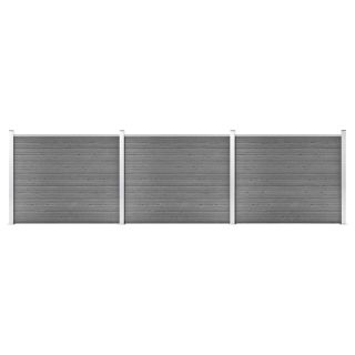 aiapaneelide komplekt, WPC, 526x146 cm, hall