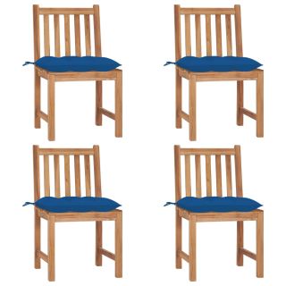 aiatoolid patjadega, 4 tk, tiikpuu