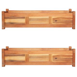 taimelava, 2 tk, 100 x 30 x 25 cm, akaatsiapuu