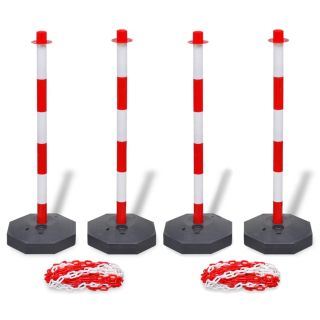 4 tk kettidega postid ja 2 tk plastketti, igaüks 10 m
