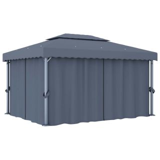 varjualune kardinaga 4 x 3 m, antratsiithall, alumiinium