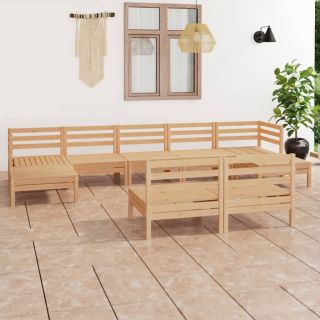 9-osaline aiadiivanikomplekt, täismännipuit