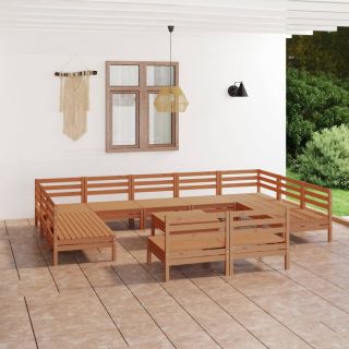12-osaline aiadiivanikomplekt, meepruun, männipuit