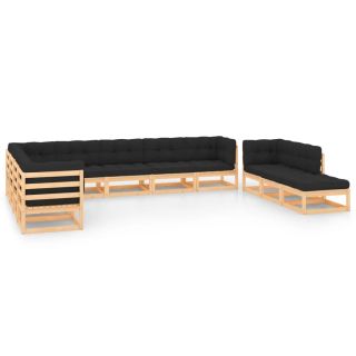 11-osaline aiadiivanikomplekt patjadega, antratsiithall, mänd