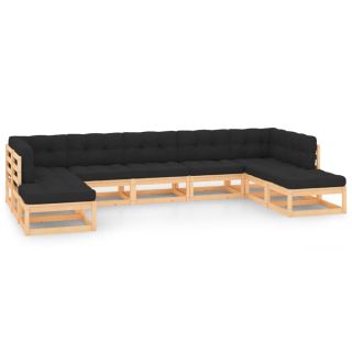 9-osaline aiadiivanikomplekt patjadega, antratsiithall, mänd