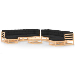 11-osaline aiadiivanikomplekt patjadega, antratsiithall, mänd