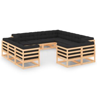 12-osaline aiadiivanikomplekt patjadega, antratsiithall, mänd