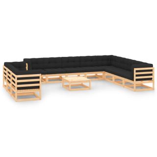 12-osaline aiadiivanikomplekt patjadega, antratsiithall, mänd