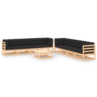 9-osaline aiadiivanikomplekt patjadega, antratsiithall, mänd