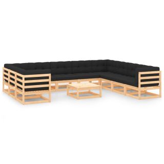 11-osaline aiadiivanikomplekt patjadega, antratsiithall, mänd