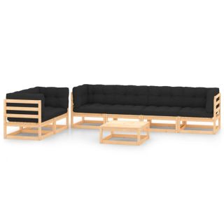 7-osaline aiadiivanikomplekt patjadega, antratsiithall, mänd