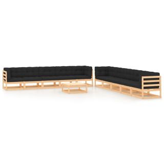 11-osaline aiadiivanikomplekt patjadega, antratsiithall, mänd