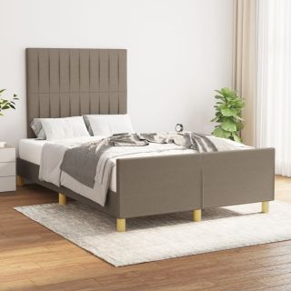 Voodiraam ilma Madratsita Taupe 120x200 cm kangas