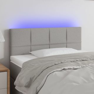 LED-voodipeats, helehall, 100x5x78/88 cm, kangas