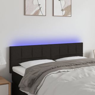 LED-voodipeats, must, 144x5x78/88 cm, kangas