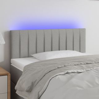 LED-voodipeats, helehall, 100x5x78/88 cm, kangas