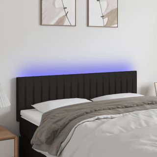 LED-voodipeats, must, 144x5x78/88 cm, kangas
