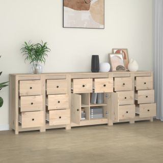 puhvetkapp, 230 x 35 x 80 cm, männipuit