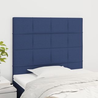 voodipeatsid 2 tk, sinine, 90x5x78/88 cm, kangas