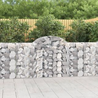 kaarekujulised gabioonkorvid 14 tk, 200x30x100/120 cm, raud