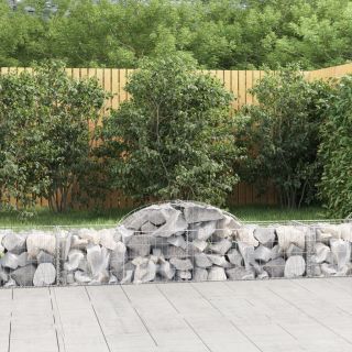 kaarekujulised gabioonkorvid 10 tk, 200x50x40/60 cm, raud