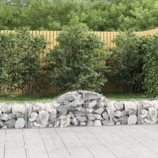 kaarekujulised gabioonkorvid 20 tk, 200x50x40/60 cm, raud