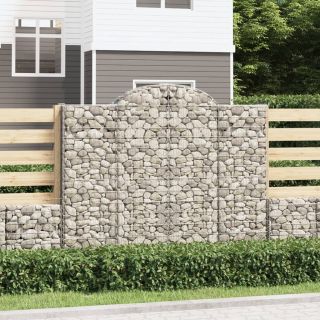 kaarekujulised gabioonkorvid 7 tk, 200x50x160/180 cm, raud