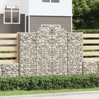 kaarekujulised gabioonkorvid 11 tk, 200x50x160/180 cm, raud