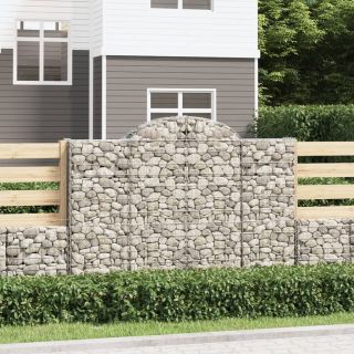 kaarekujulised gabioonkorvid 30 tk, 200x50x140/160 cm, raud